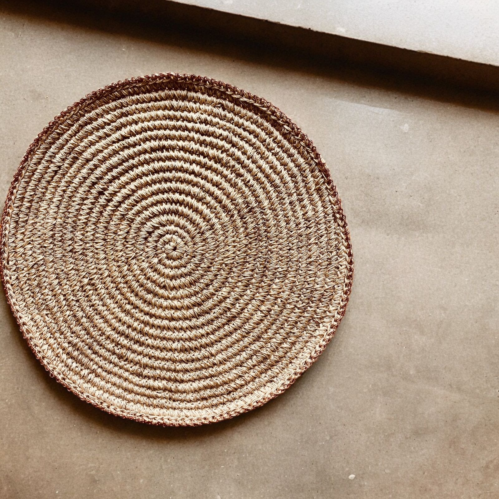 INDIVIDUALES FIQUE COBRE NATURAL: imagen 3