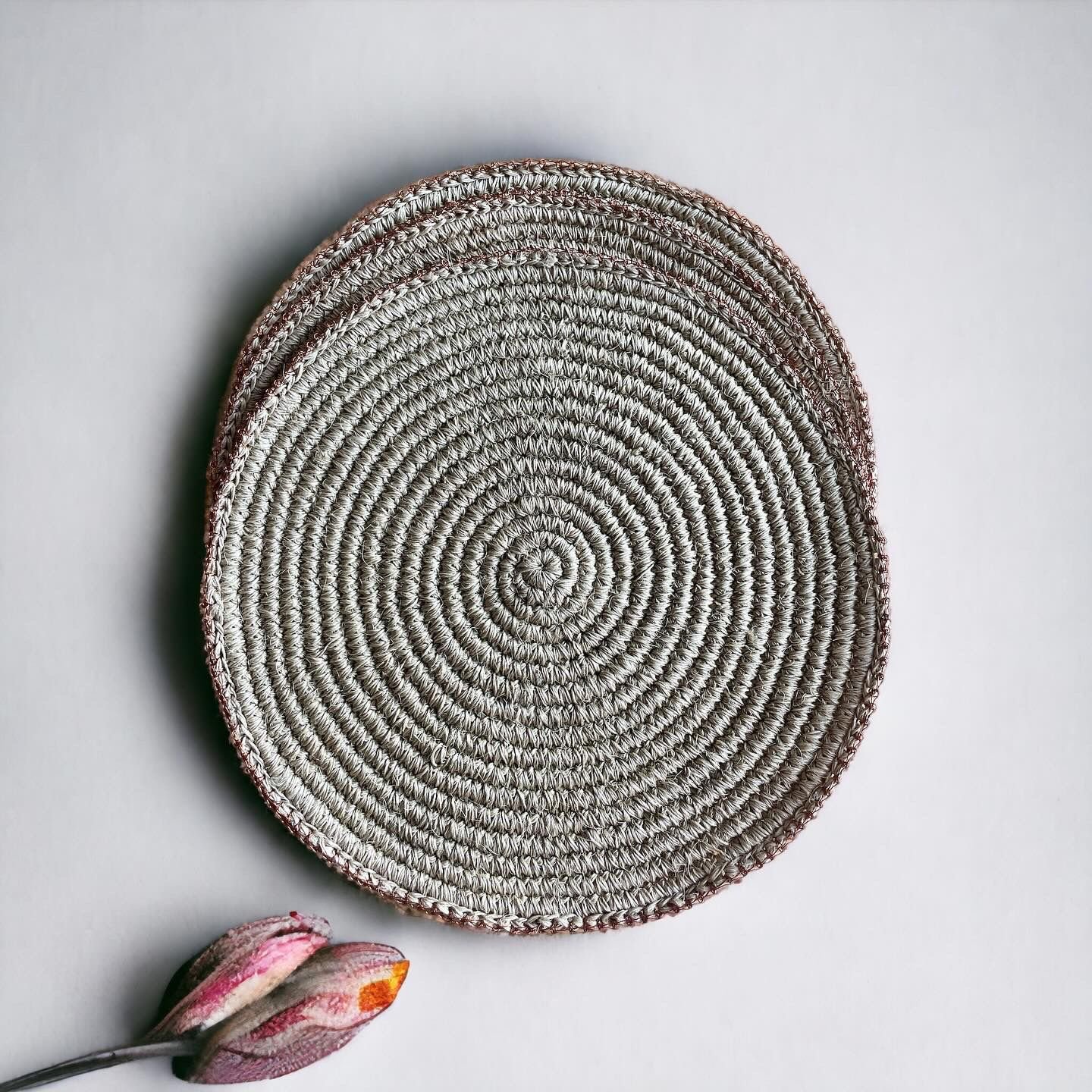 INDIVIDUALES FIQUE COBRE NATURAL: imagen 1