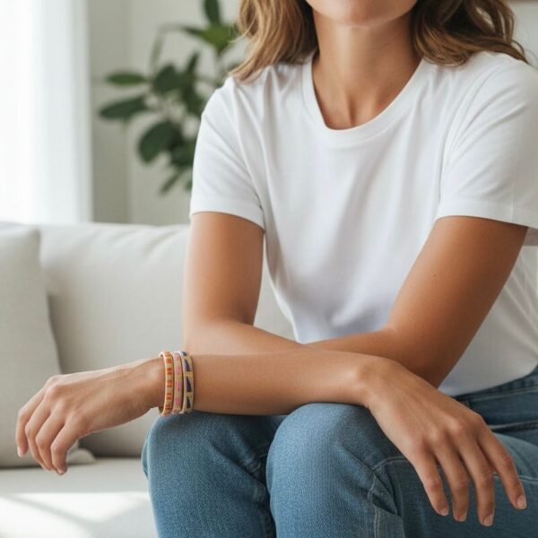 TRIO PULSERAS DORADAS: imagen 2