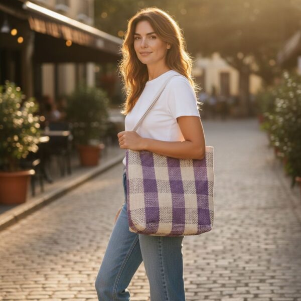 BOLSA FIQUE LILA: imagen 2