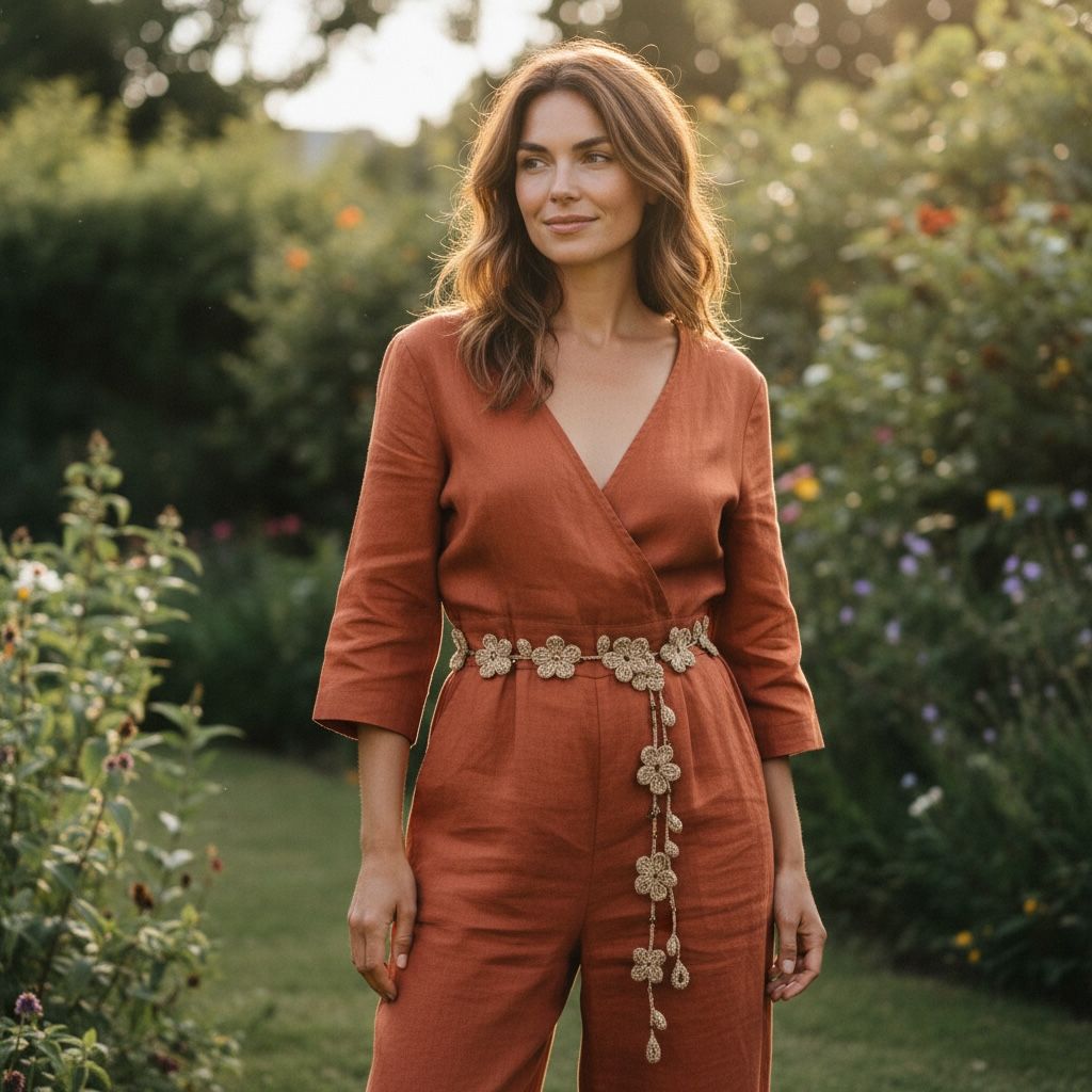 COLLAR FLORA DORADO: imagen 3