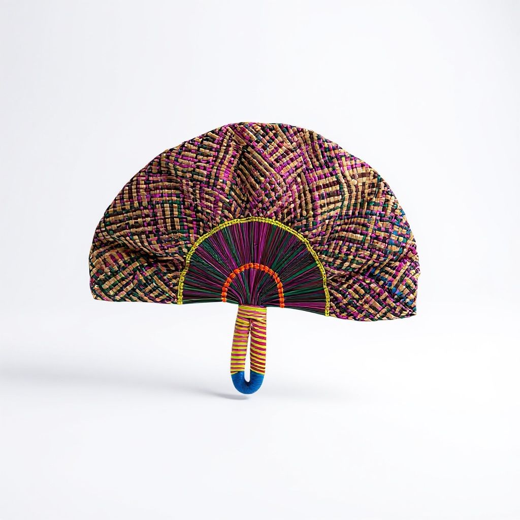 ABANICO ONDAS COLORIDO: imagen 1