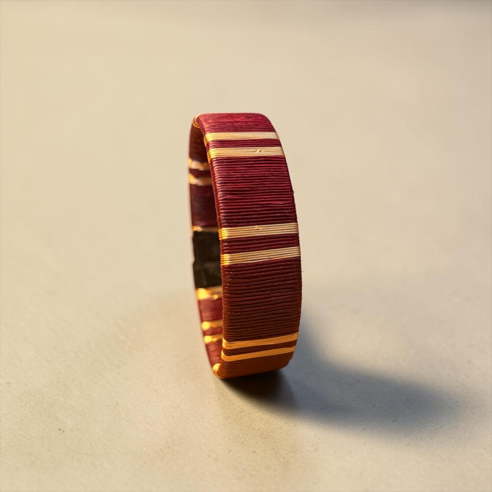 PULSERA VINO TINTO: imagen 1