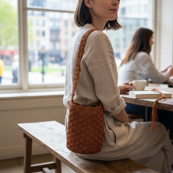 MOCHILA MARTINA OCRE: imagen 2