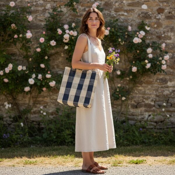 BOLSA FIQUE  AZUL: imagen 2