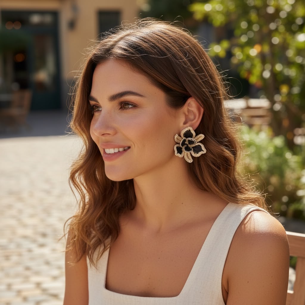 ARETES ORQUIDEAS B&N